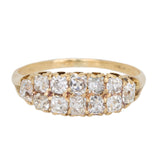 Double Row Diamond Ring-Charlotte Sayers Antique Jewellery