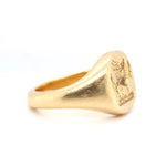 Dragon Signet Ring-Charlotte Sayers Antique Jewellery