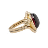 Cabochon Garnet Ring
