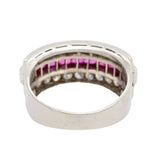 Deco Ruby Diamond Ring