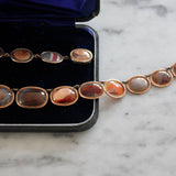 Early 19th Century Fine Gold Agate Suite-Charlotte Sayers Antique Jewellery