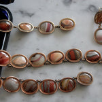 Early 19th Century Fine Gold Agate Suite-Charlotte Sayers Antique Jewellery