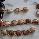 Early 19th Century Fine Gold Agate Suite-Charlotte Sayers Antique Jewellery