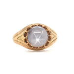 Early 20th Century Star Sapphire Ring-Charlotte Sayers Antique Jewellery