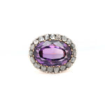 Early Victorian Amethyst Ring-Charlotte Sayers Antique Jewellery