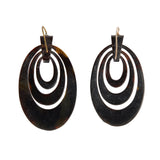 Victorian Piqué Earring and Brooch Suite