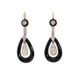 Onyx Diamond Earrings