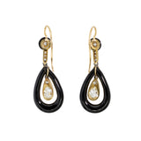 Onyx Diamond Earrings