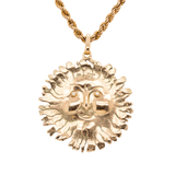 Edmund Kaszewski Smiling Sun Necklace-Charlotte Sayers Antique Jewellery