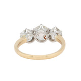 Edwardian 2.75 Carat Three Stone Diamond Ring-Charlotte Sayers Antique Jewellery