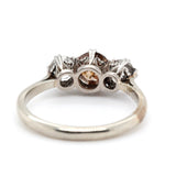 Edwardian Brown Diamond Ring-Charlotte Sayers Antique Jewellery