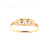 Edwardian Diamond 3 Stone Ring-Charlotte Sayers Antique Jewellery