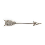 Edwardian Diamond Arrow Pin-Charlotte Sayers Antique Jewellery