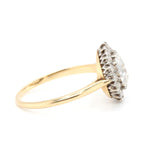 Edwardian Diamond Cluster Ring-Charlotte Sayers Antique Jewellery