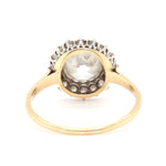 Edwardian Diamond Cluster Ring-Charlotte Sayers Antique Jewellery