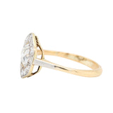 Edwardian Diamond Cluster Ring-Charlotte Sayers Antique Jewellery