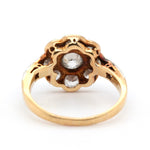 Edwardian Diamond Cluster Ring-Charlotte Sayers Antique Jewellery