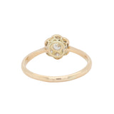 Edwardian Diamond Daisy Cluster Ring-Charlotte Sayers Antique Jewellery
