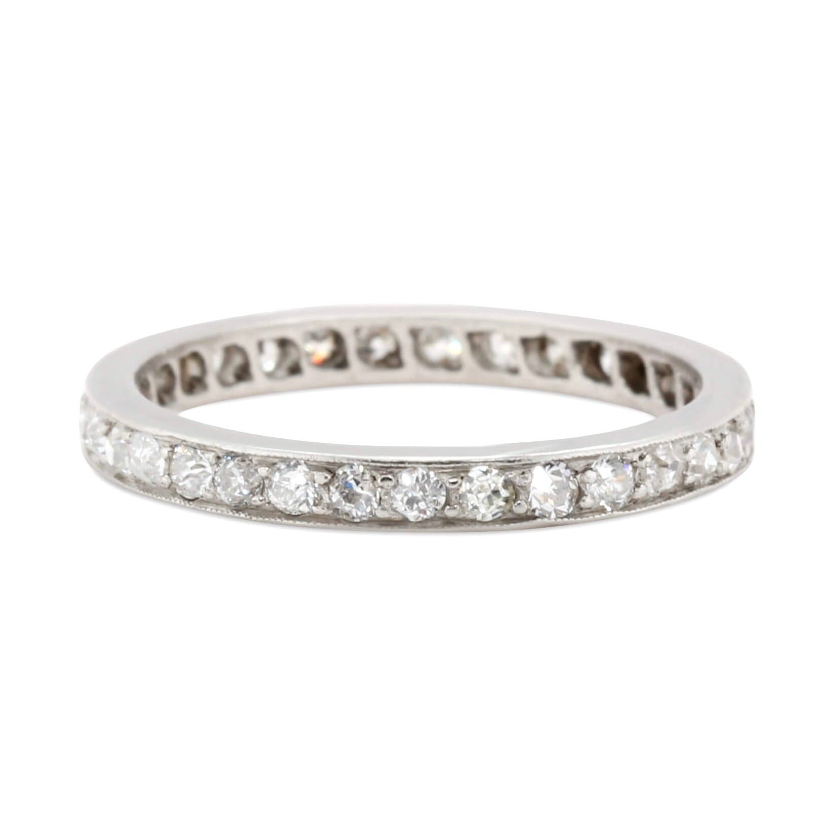 Edwardian Diamond Eternity Ring-Charlotte Sayers Antique Jewellery