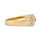 Edwardian Diamond Gypsy Ring-Charlotte Sayers Antique Jewellery