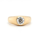 Edwardian Diamond Gypsy Ring-Charlotte Sayers Antique Jewellery