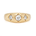 Edwardian Diamond Gypsy Ring-Charlotte Sayers Antique Jewellery