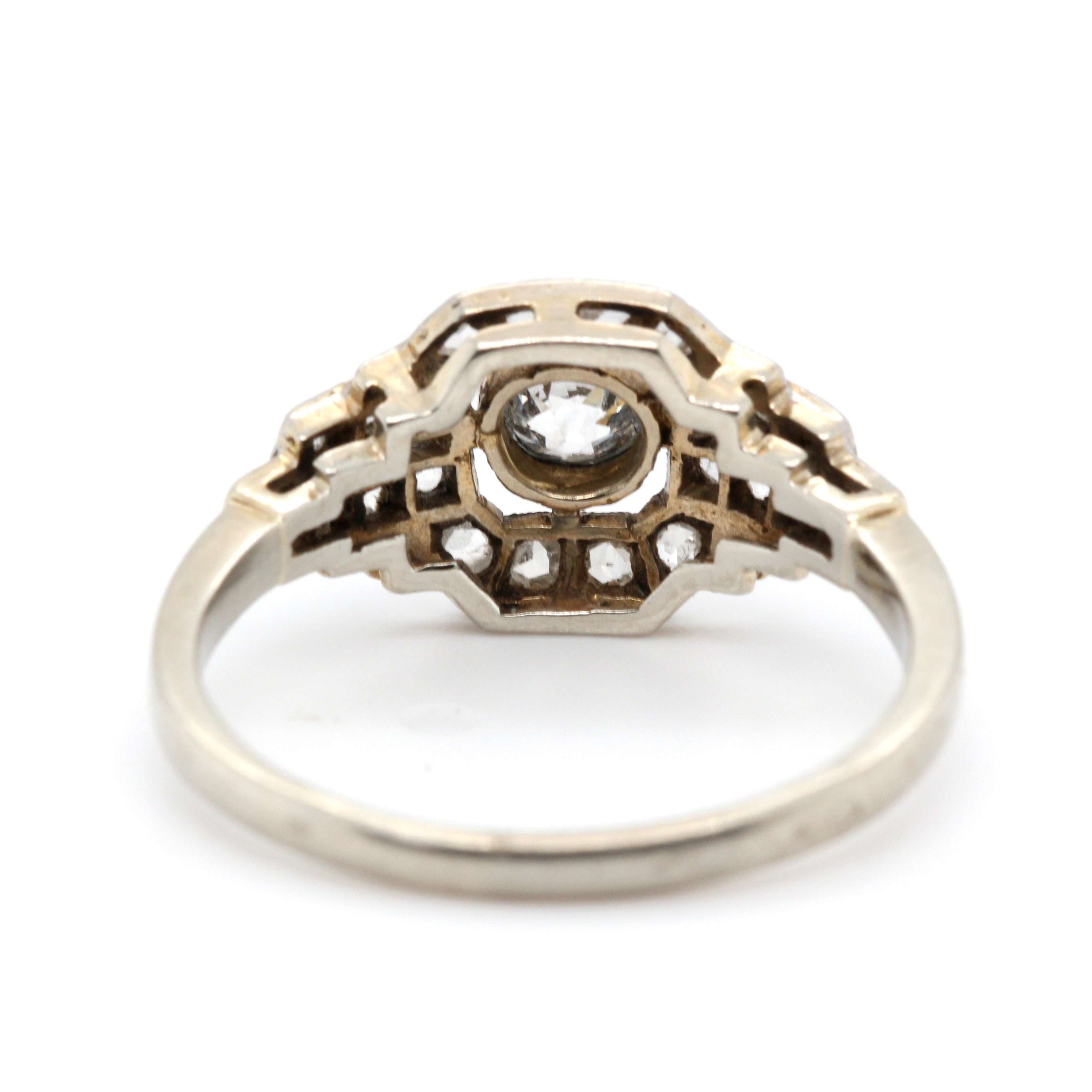 Edwardian Diamond Ring-Charlotte Sayers Antique Jewellery