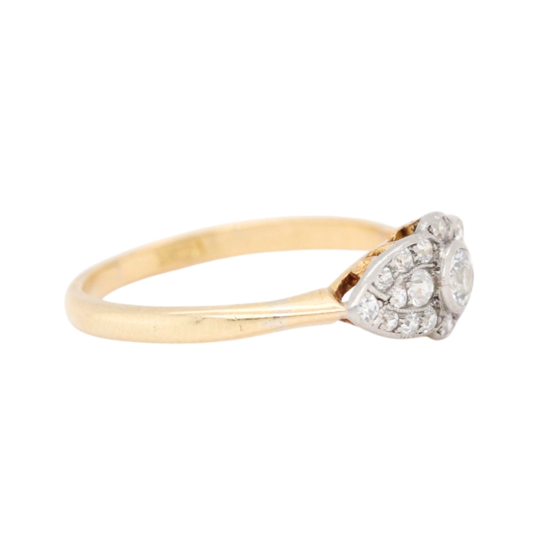 Edwardian Diamond Ring-Charlotte Sayers Antique Jewellery