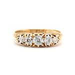 Edwardian Diamond Ring-Charlotte Sayers Antique Jewellery