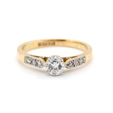 Edwardian Diamond Ring-Charlotte Sayers Antique Jewellery