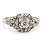 Edwardian Diamond Ring-Charlotte Sayers Antique Jewellery