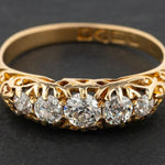 Edwardian Diamond Ring-Charlotte Sayers Antique Jewellery