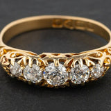 Edwardian Diamond Ring-Charlotte Sayers Antique Jewellery