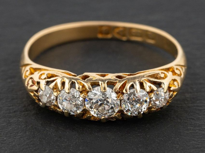 Edwardian Diamond Ring-Charlotte Sayers Antique Jewellery