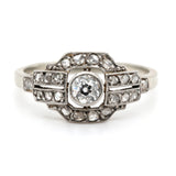 Edwardian Diamond Ring-Charlotte Sayers Antique Jewellery