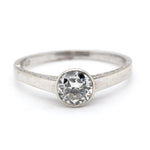 Edwardian Diamond Ring-Charlotte Sayers Antique Jewellery