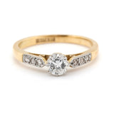 Edwardian Diamond Ring-Charlotte Sayers Antique Jewellery