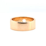 Edwardian Diamond and Gold Band Ring-Charlotte Sayers Antique Jewellery