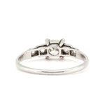 Edwardian Diamond and Platinum Ring-Charlotte Sayers Antique Jewellery