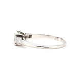 Edwardian Diamond and Platinum Ring-Charlotte Sayers Antique Jewellery