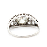 Edwardian Diamond and Platinum Ring-Charlotte Sayers Antique Jewellery