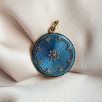 Edwardian Enamel Locket Pendant-Charlotte Sayers Antique Jewellery
