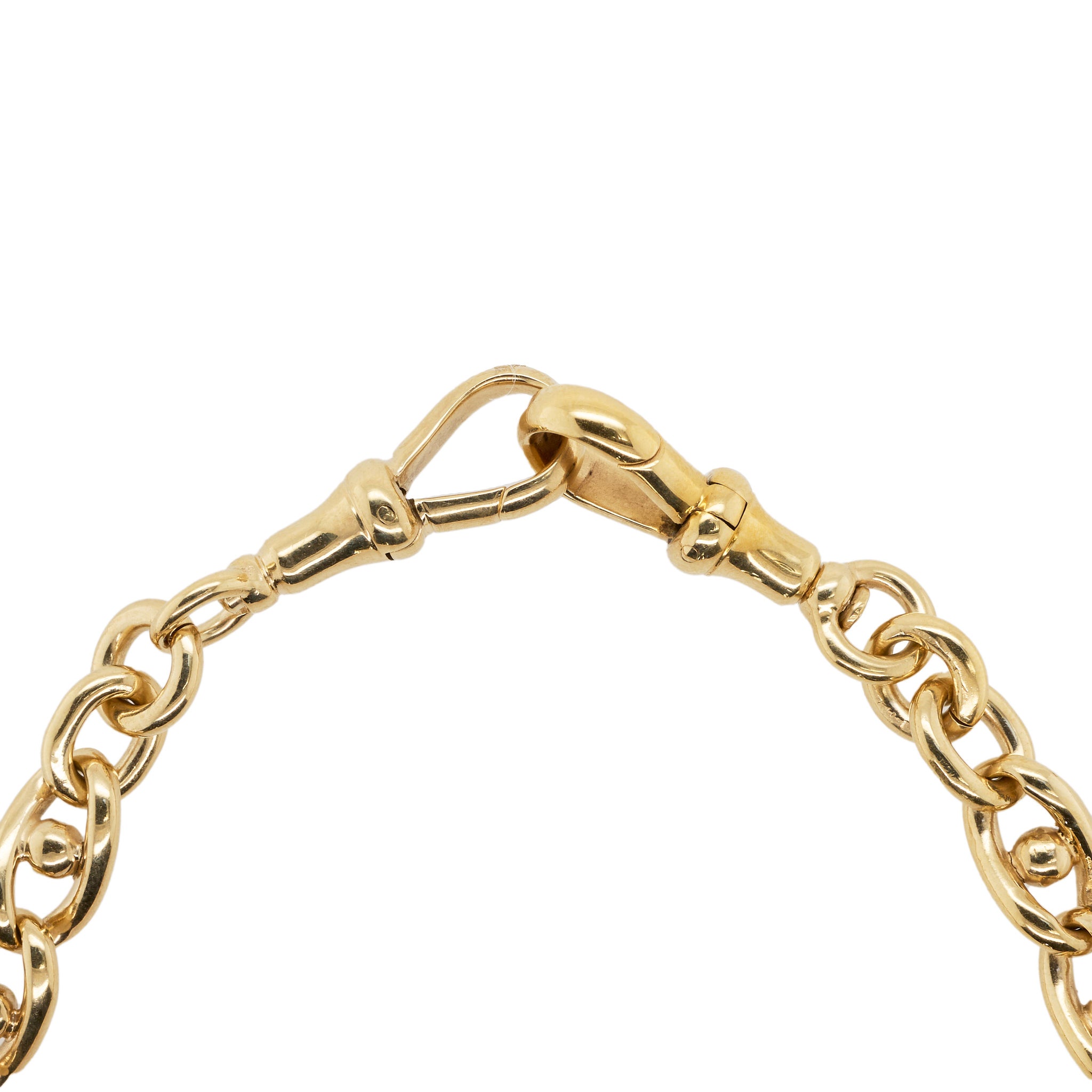 Edwardian Gold Albert Chain-Charlotte Sayers Antique Jewellery