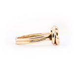 Edwardian Gold Knot Ring-Charlotte Sayers Antique Jewellery