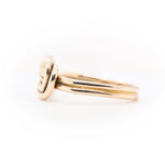 Edwardian Gold Knot Ring-Charlotte Sayers Antique Jewellery