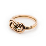 Edwardian Gold Knot Ring-Charlotte Sayers Antique Jewellery