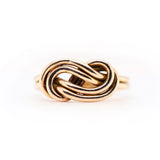 Edwardian Gold Knot Ring-Charlotte Sayers Antique Jewellery