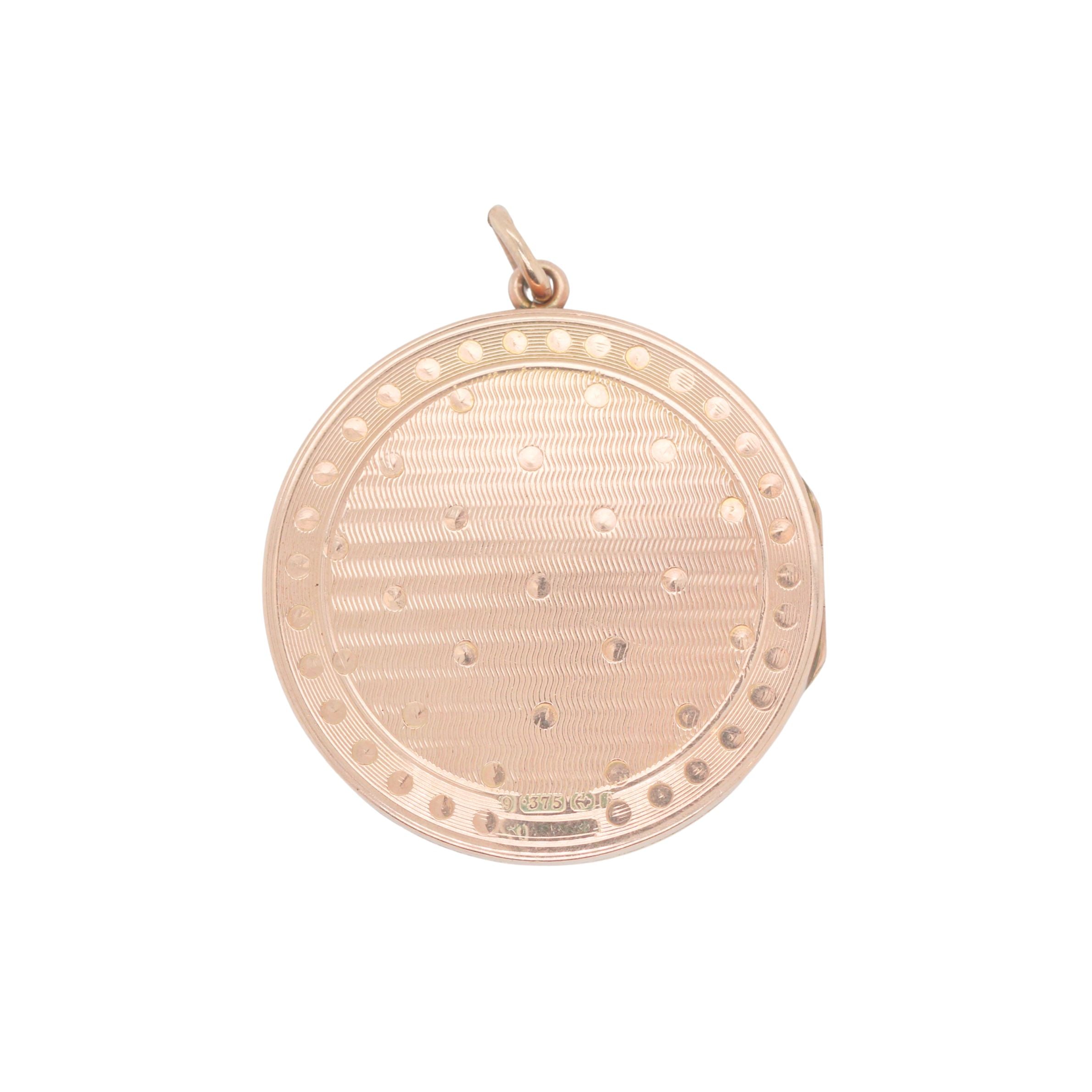 Edwardian Gold Locket-Charlotte Sayers Antique Jewellery