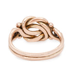 Edwardian Gold Lover's Knot Ring-Charlotte Sayers Antique Jewellery