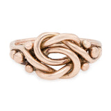 Edwardian Gold Lover's Knot Ring-Charlotte Sayers Antique Jewellery